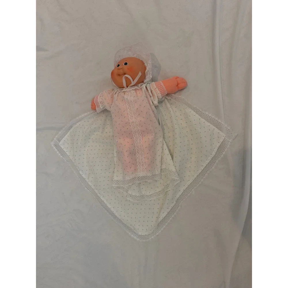 Vintage Cabbage Patch Kids Coleco Doll Xavier Roberts Signed Lace Gown